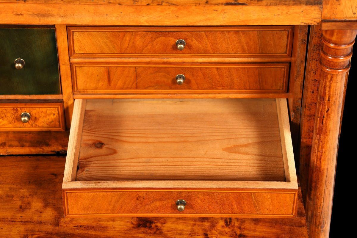 G794 Finish Wunderschöner Original Biedermeier Sekretär um 1860 Englisch Kommode Antik Bürokommode (Kopie)