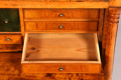 G794 Finish Wunderschöner Original Biedermeier Sekretär um 1860 Englisch Kommode Antik Bürokommode (Kopie)