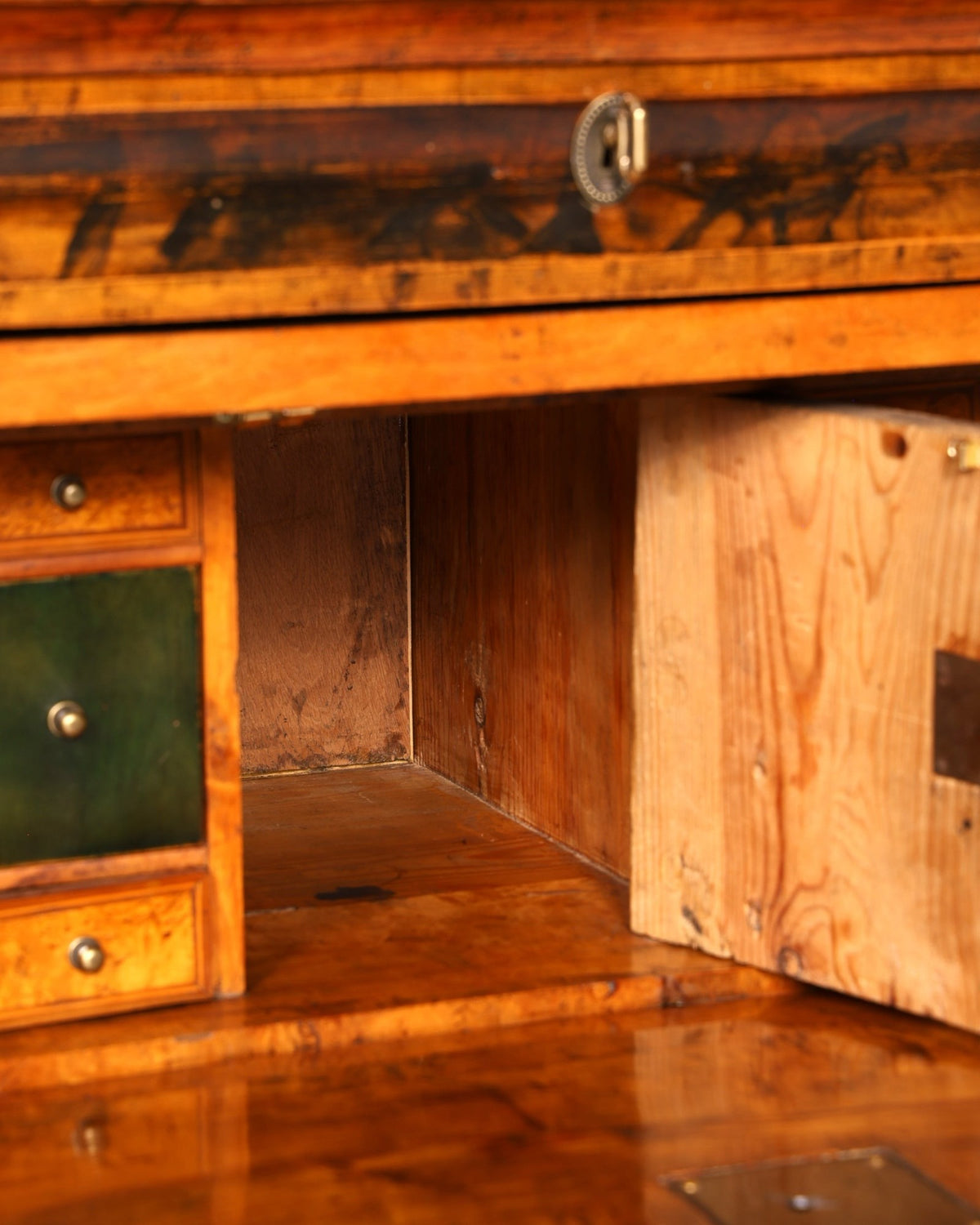 G794 Finish Wunderschöner Original Biedermeier Sekretär um 1860 Englisch Kommode Antik Bürokommode (Kopie)