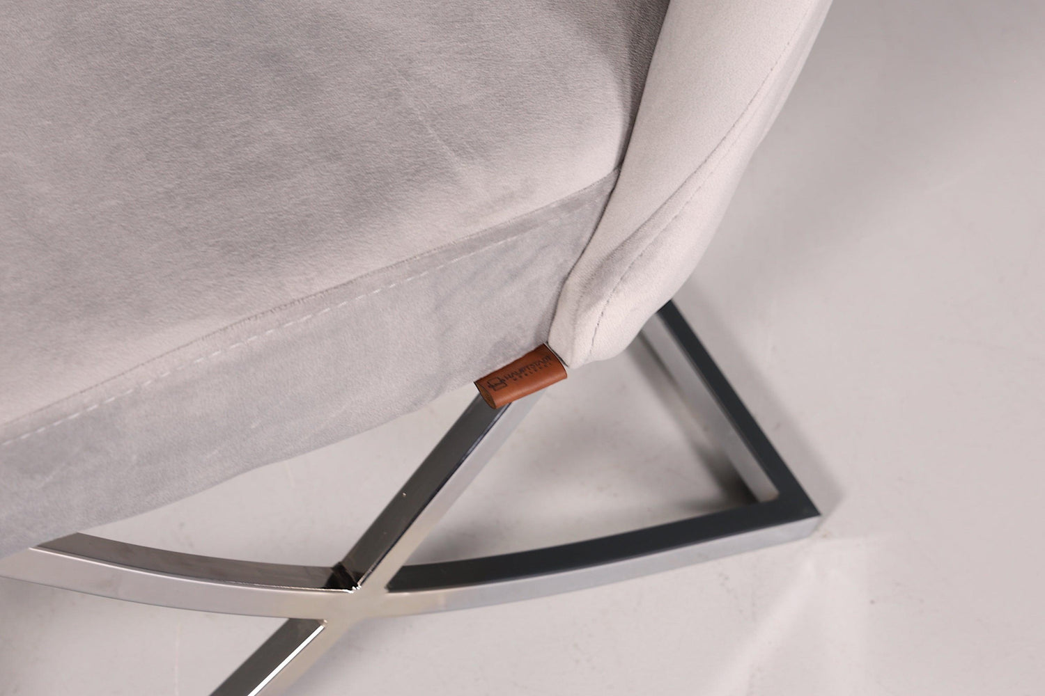 Edler Chesterfield Esszimmerstuhl &quot;Valencia&quot; in Grau