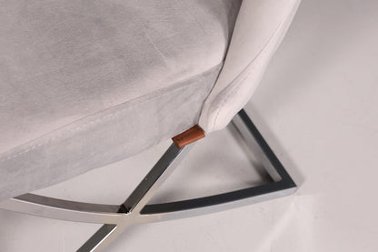 Edler Chesterfield Esszimmerstuhl &quot;Valencia&quot; in Grau