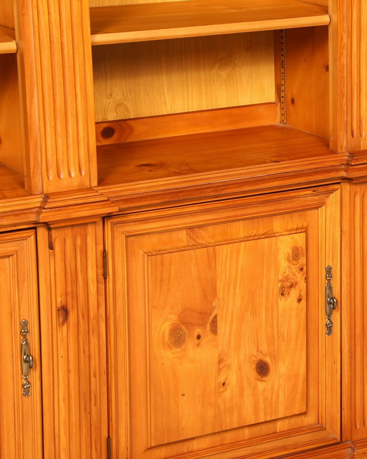 Beeindruckendes XXL Ethan Allen Bücherregal Antik Stil Kiefer Bibliothek Legacy Bookshelf