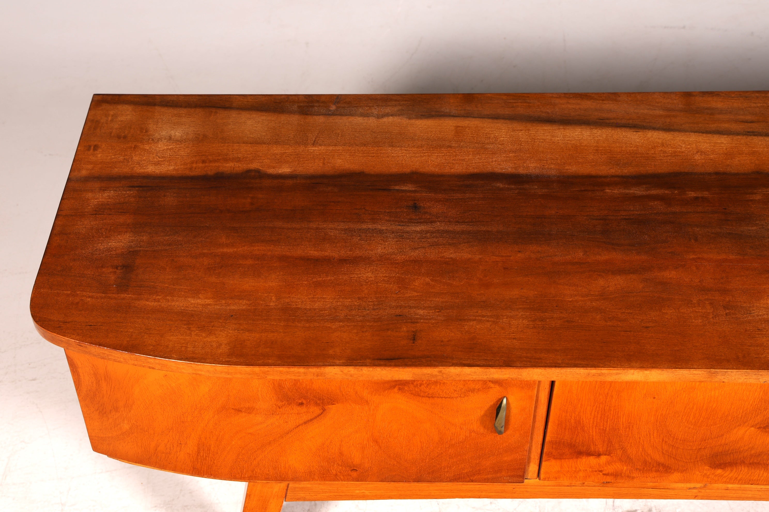 G134 Finish Mid Century Sideboard Vintage TV Kommode 60s Schrank Longboard Retro Lowboard