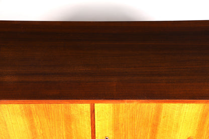 Schlichtes Mid Century Sideboard Vintage TV Kommode 60s Schrank Retro Longboard