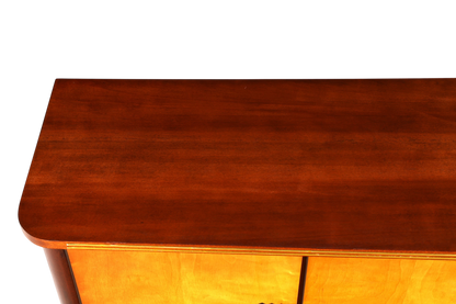 G135 Finish Schlichtes Mid Century Sideboard Vintage TV Kommode 60s Schrank Longboard Retro Lowboard