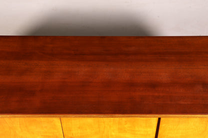 G135 Finish Schlichtes Mid Century Sideboard Vintage TV Kommode 60s Schrank Longboard Retro Lowboard