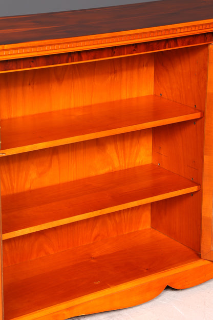 G802 Finish Wunderschöne Englische Vitrine Bücherschrank Buffet Antik Stil Englisch Eibe Glasvitrine Bibliothek (Kopie)