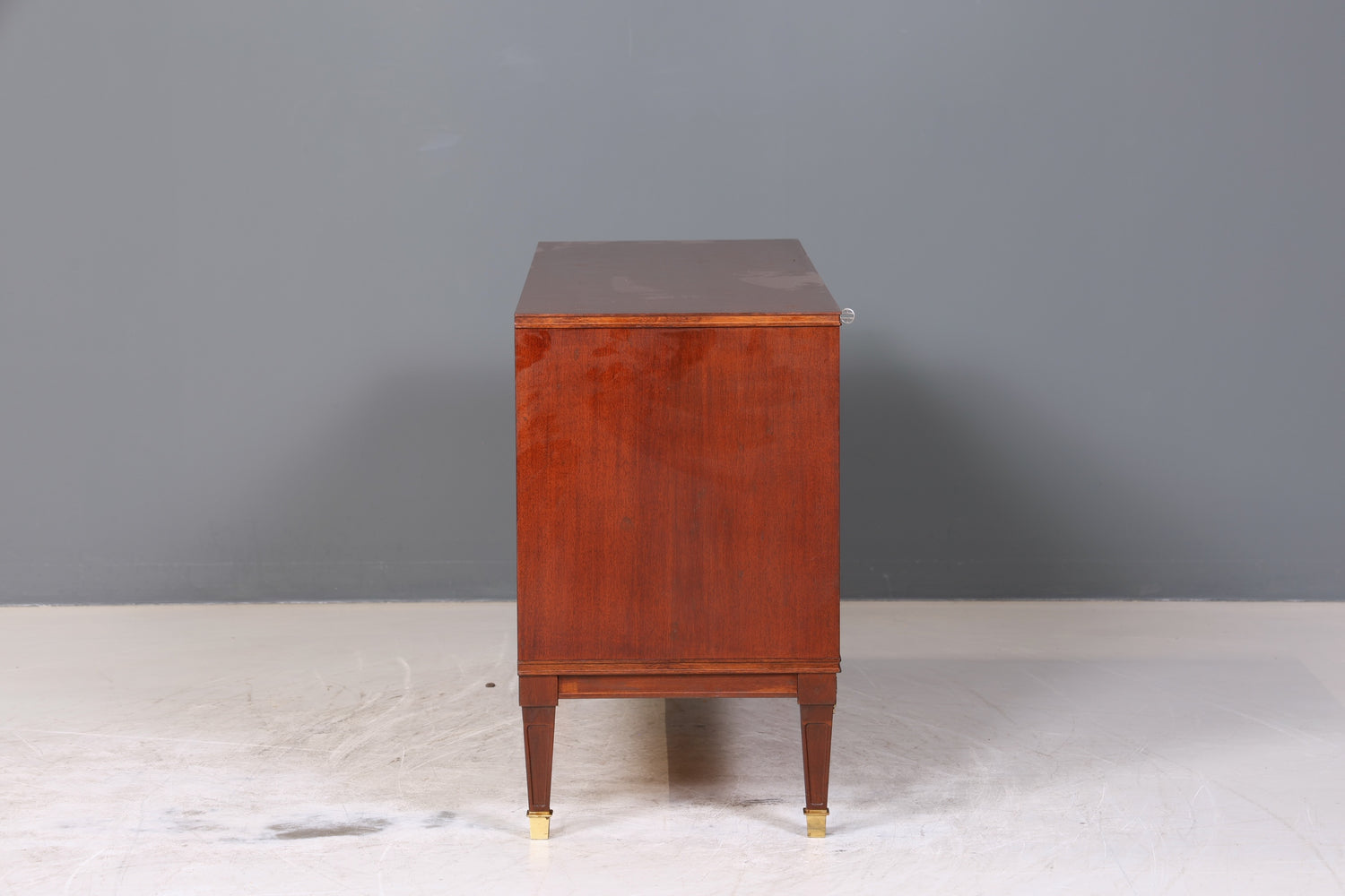 Wunderschönes Englisches Sideboard Mahagoni Schrank Antik 60s Buffetschrank TV Sideboard