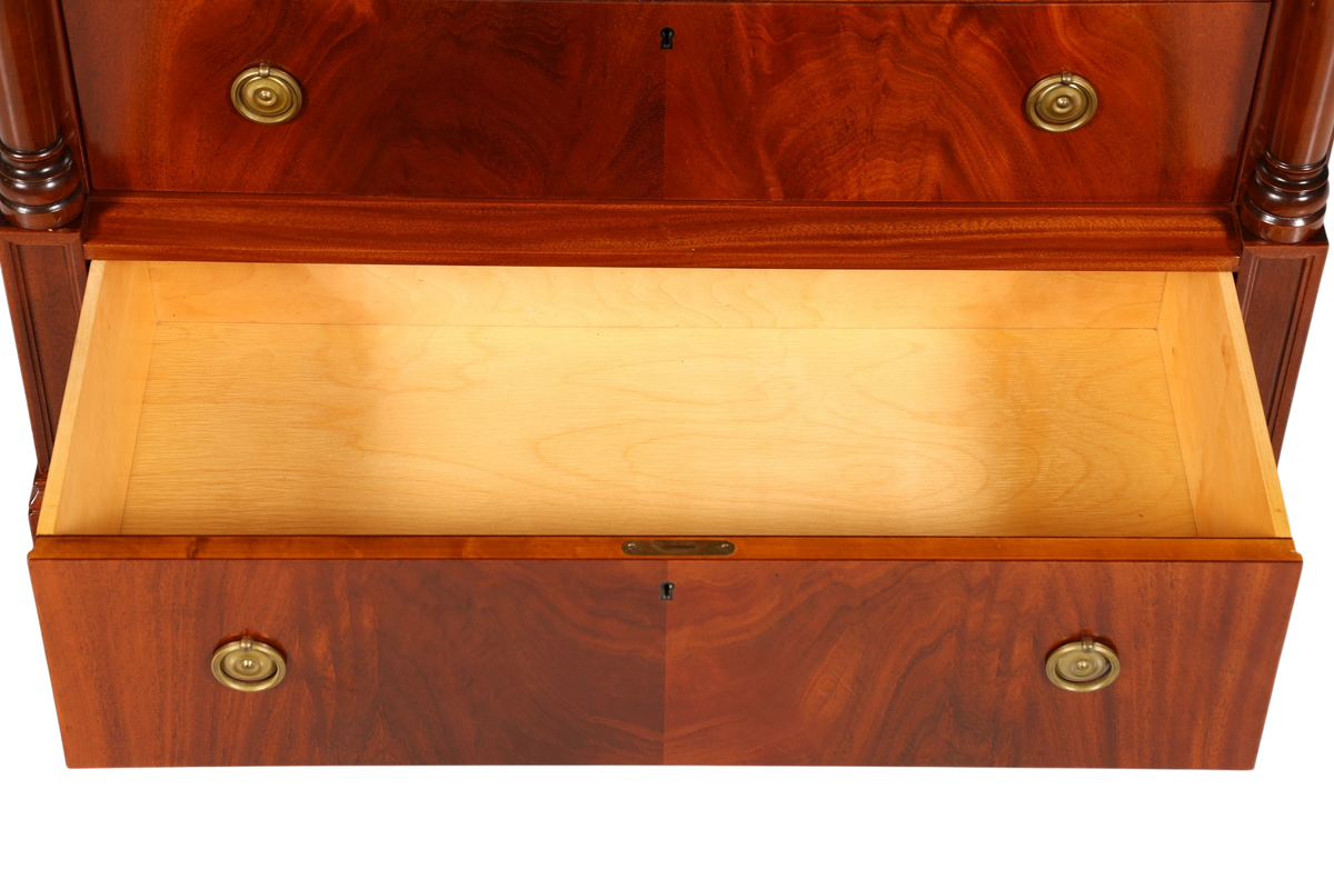 Stilvoller Sekretär im Biedermeier Stil Englisch Kommode Antik Bürokommode