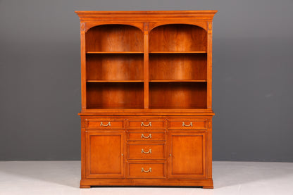 G144 Finish cm SELVA Wunderschönes Englisches Bücherregal Eibe Antik Regal Bookshelf Buchablage 60s