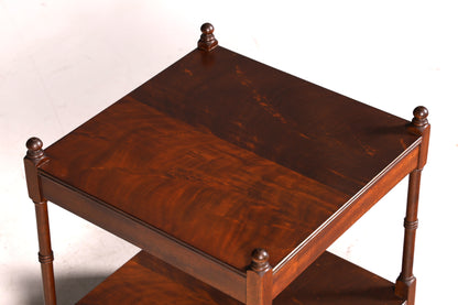 G145 Finish cm Traumhafter Englischer Tisch Couchtisch Englisch Antik Stil Mahagoni Ablagetisch Empire Stil Beistelltisch