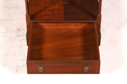 G145 Finish cm Traumhafter Englischer Tisch Couchtisch Englisch Antik Stil Mahagoni Ablagetisch Empire Stil Beistelltisch