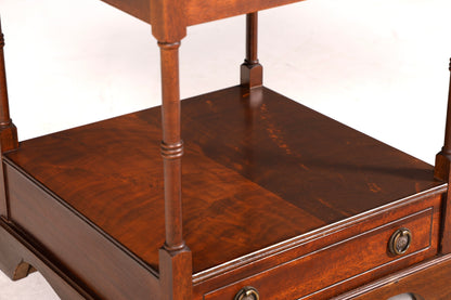 G145 Finish cm Traumhafter Englischer Tisch Couchtisch Englisch Antik Stil Mahagoni Ablagetisch Empire Stil Beistelltisch