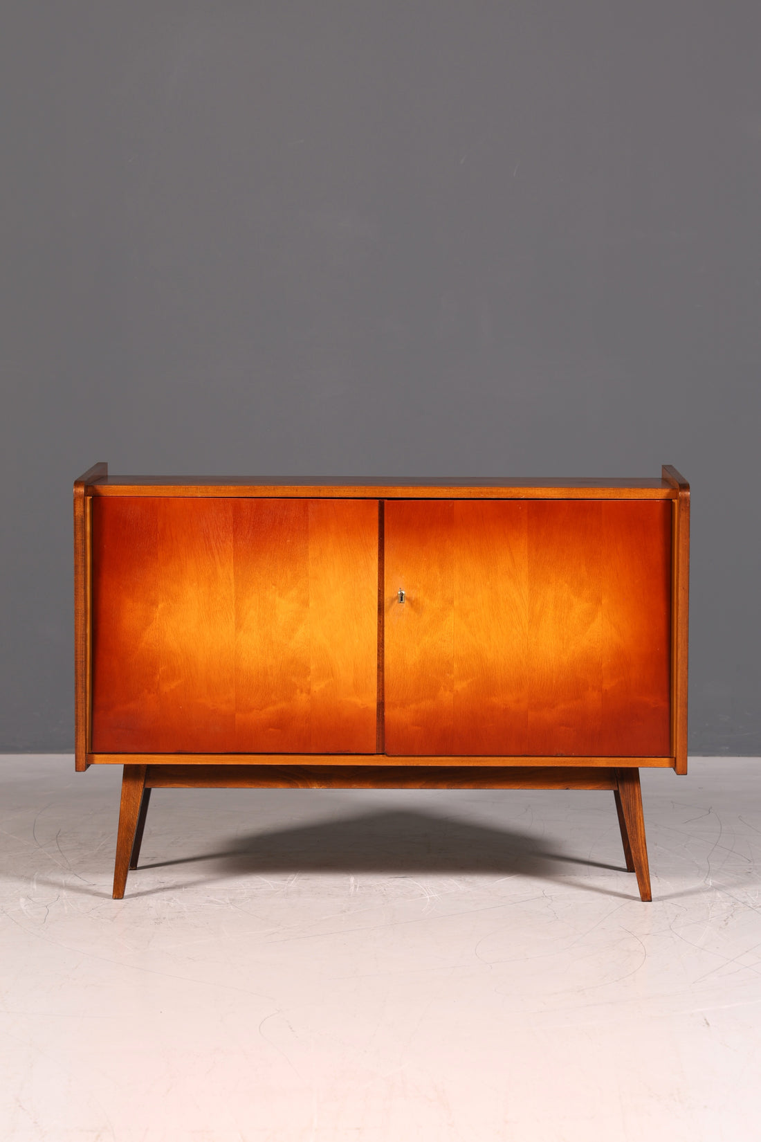 G147 Finish cm Wunderschöne Mid Century Kommode Vintage Schrank Retro Flur Kommode 60s Regal Sideboard