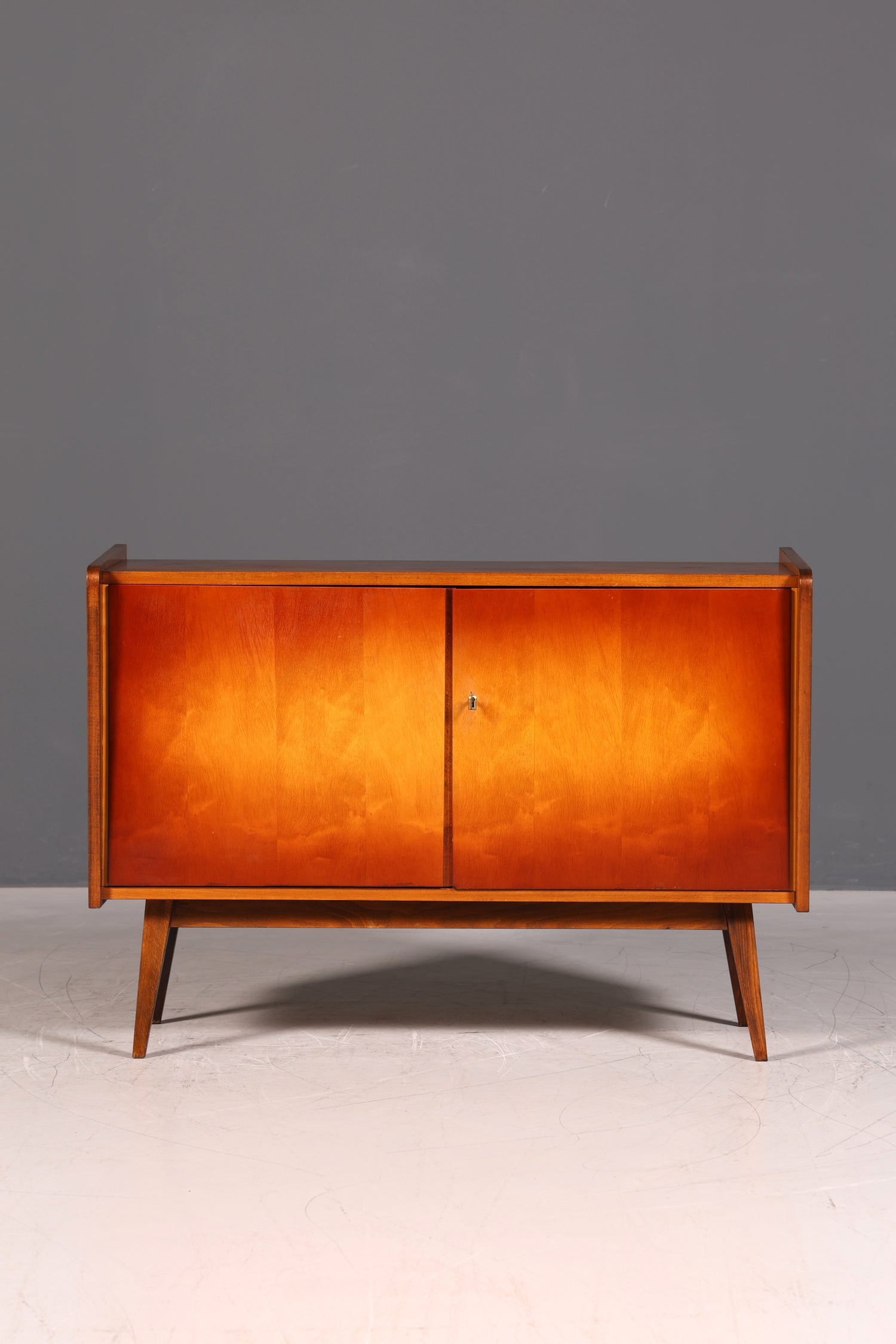 G147 Finish cm Wunderschöne Mid Century Kommode Vintage Schrank Retro Flur Kommode 60s Regal Sideboard