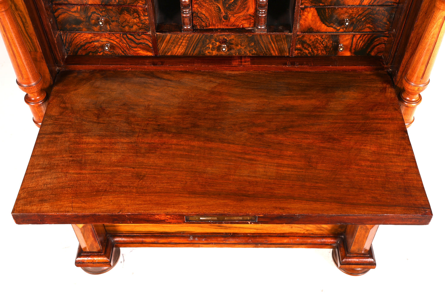 Traumhafter Gründerzeit Sekretär Vertiko Highboard Louis Philippe Kommode Sekretär Schrank um 1880