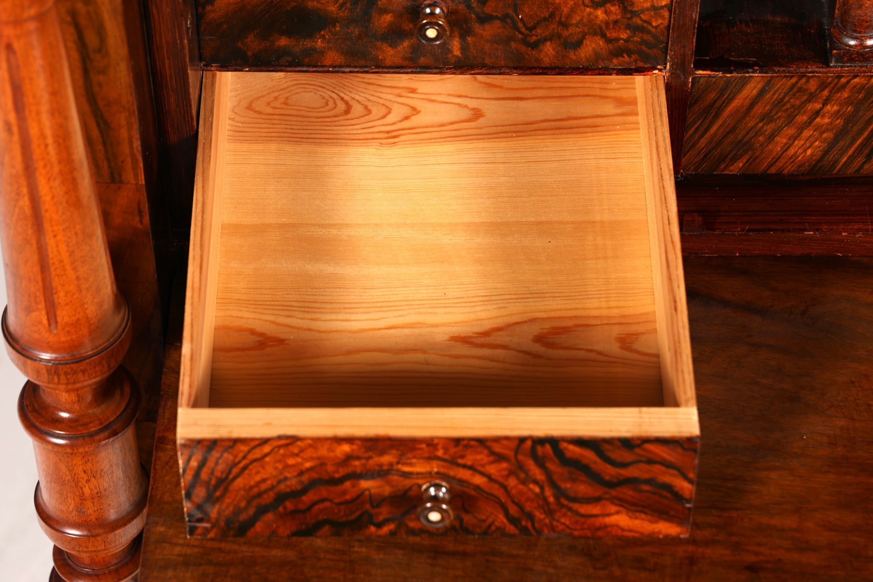 Traumhafter Gründerzeit Sekretär Vertiko Highboard Louis Philippe Kommode Sekretär Schrank um 1880