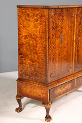 Traumhafter Chippendale Schrank Barock Stil Vertiko Highboard Antik 50s 60s Kommode