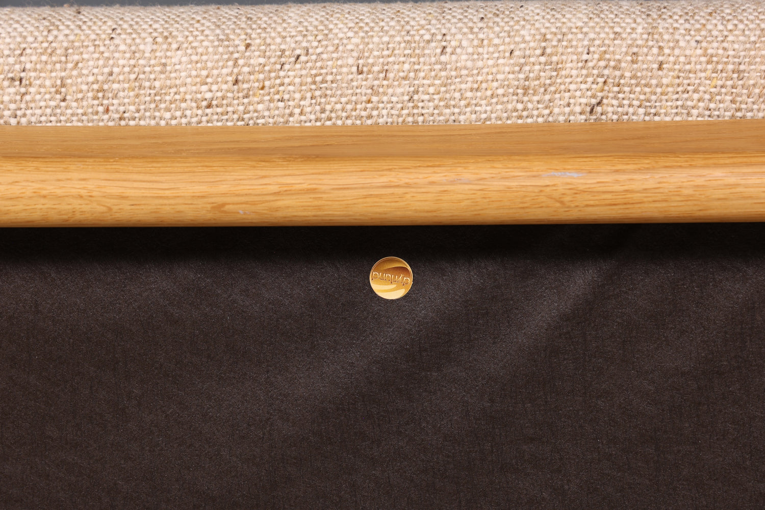 Wunderschönes Original Dyrlund Sofa Mid Century Couch echt Holz 3- Sitzer Canapé