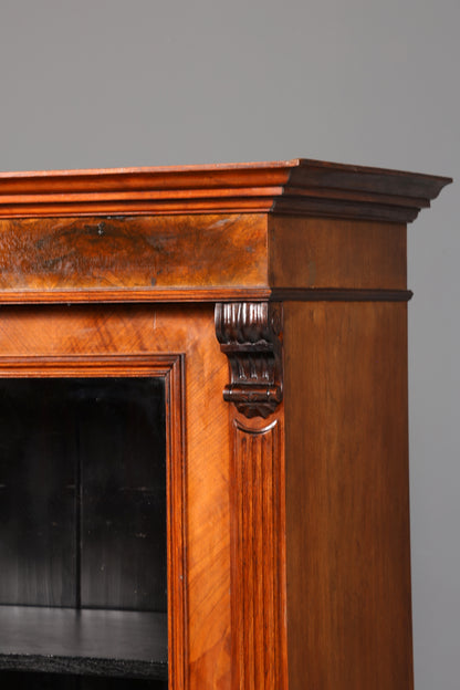 Edler Gründerzeit Vitrine Schrank um 1880 Kleiderschrank Antik Louis Philippe Wäscheschrank