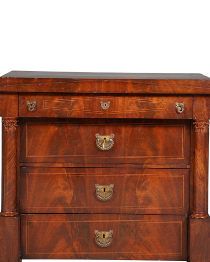 Wunderschöne Biedermeier Kommode Antik Schrank Schubladenkommode Art Deco Wäschekommode
