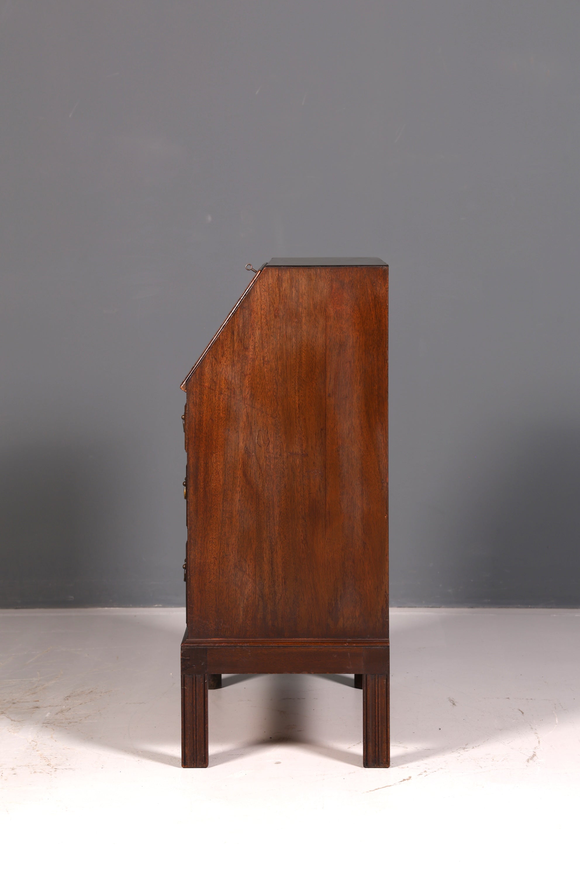 Wunderschöner Englischer Sekretär Schreibkommode Echt Holz Schreibtisch Kommode Büro Antik Vintage