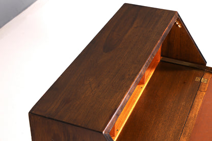 Wunderschöner Englischer Sekretär Schreibkommode Echt Holz Schreibtisch Kommode Büro Antik Vintage