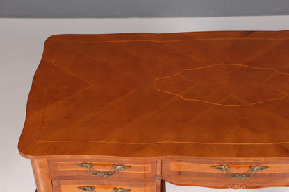 Wunderschöner Chippendale Schreibtisch echt Holz Antik Stil Bürotisch Barock Stil Office Desk