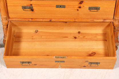 Wunderschöne Gründerzeit Kommode Weichholz Antik um 1880 Landhaus Stil Jugendstil Schubladen Kommode