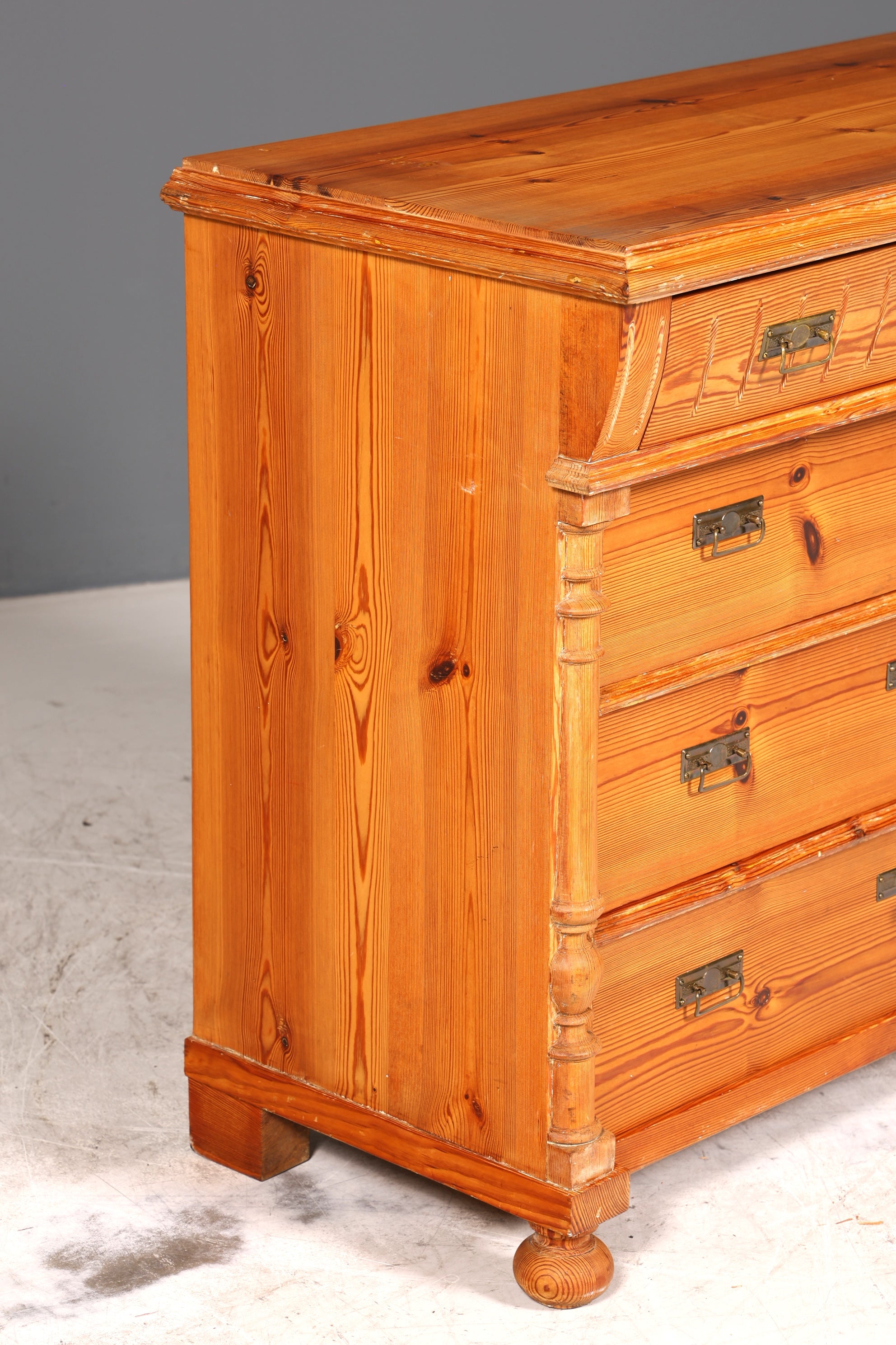 Wunderschöne Gründerzeit Kommode Weichholz Antik um 1880 Landhaus Stil Jugendstil Schubladen Kommode