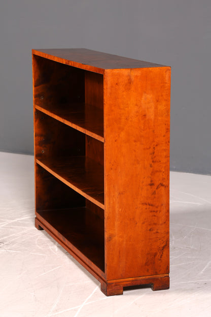 Wunderschönes Art Deco Stil Regal um 1940 Bücherregal Echt Holz Buchablage Vintage
