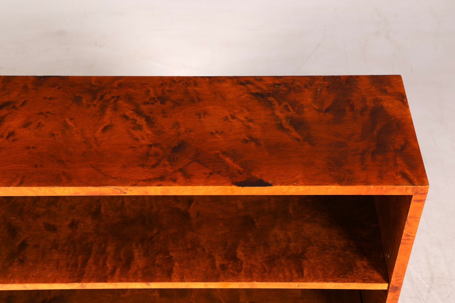 Wunderschönes Art Deco Stil Regal um 1940 Bücherregal Echt Holz Buchablage Vintage