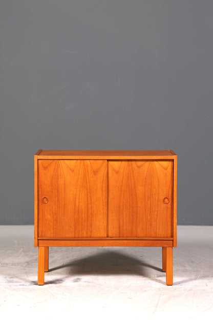 Traumhafter Mid Century Schrank Teak Holz Schiebetür Kommode Danish Design Sideboard 1 von 2