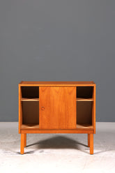 Traumhafter Mid Century Schrank Teak Holz Schiebetür Kommode Danish Design Sideboard 1 von 2