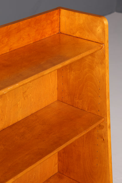 Wunderschönes Mid Century Regal Vintage Bücherregal 50er Jahre echt Holz Buchablage