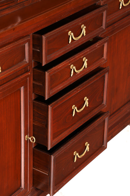 Beautiful original Selva display cabinet, Villa Borghese, antique style, solid wood, buffet cabinet, bookcase