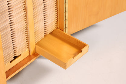 Wunderschöner Mid Century Schrank Vintage Schallplatten Schrank LP- Aufbewahrungsschrank