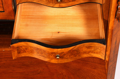 Wunderschöner Louis Philippe Sekretär Vertiko Highboard Schreibsekretär Massivholz