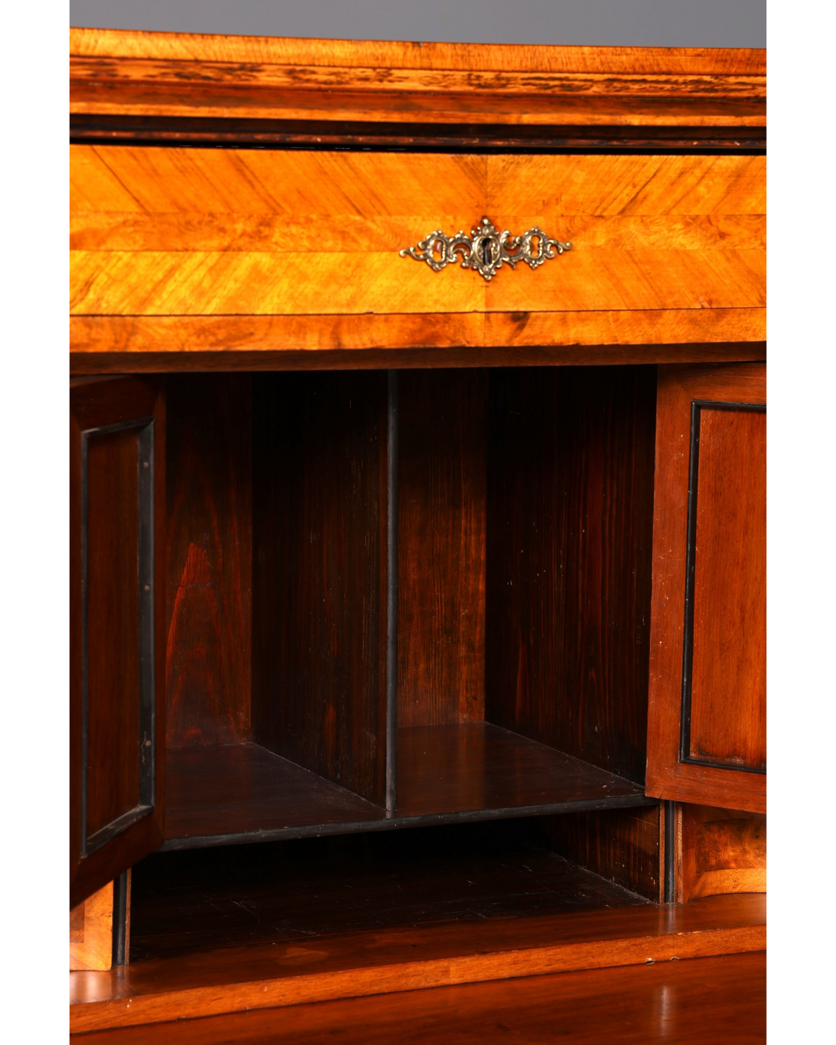 Wunderschöner Louis Philippe Sekretär Vertiko Highboard Schreibsekretär Massivholz