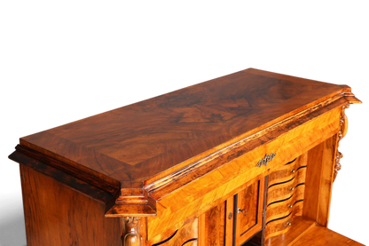 Wunderschöner Louis Philippe Sekretär Vertiko Highboard Schreibsekretär Massivholz