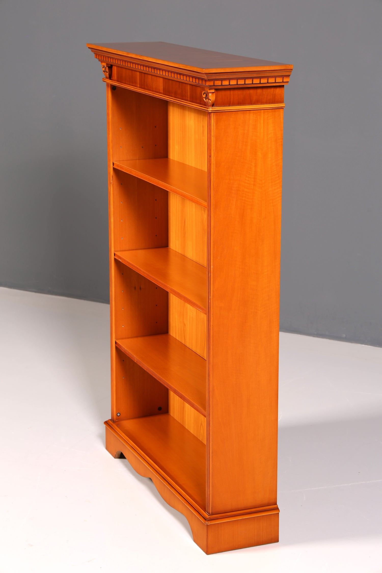 Wunderschönes Englisches Bücherregal Eibe Antik Regal Bookshelf Buchablage 60s Massivholz