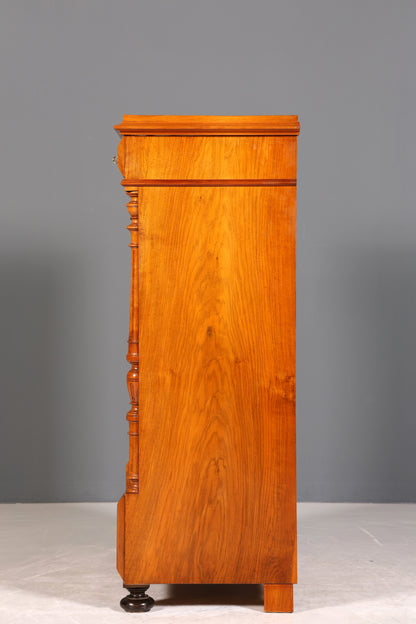 Wunderschöner Gründerzeit Sekretär Vertiko Highboard Louis Philippe Kommode um 1880
