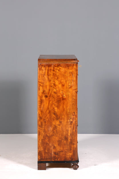 Wunderschöne Louis Philippe Kommode Gründerzeit Vertiko Schubladen Kommode um 1880