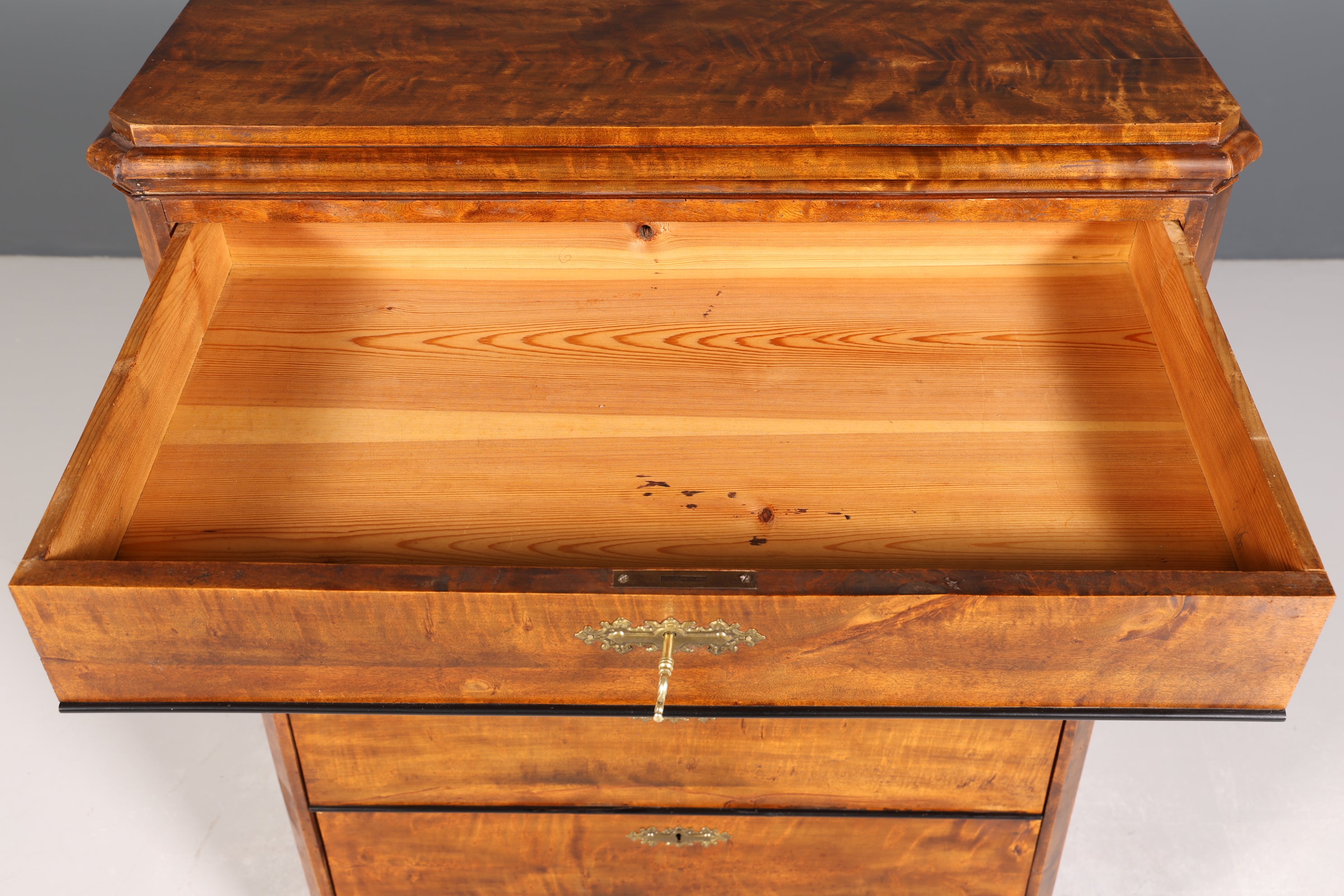 Wunderschöne Louis Philippe Kommode Gründerzeit Vertiko Schubladen Kommode um 1880