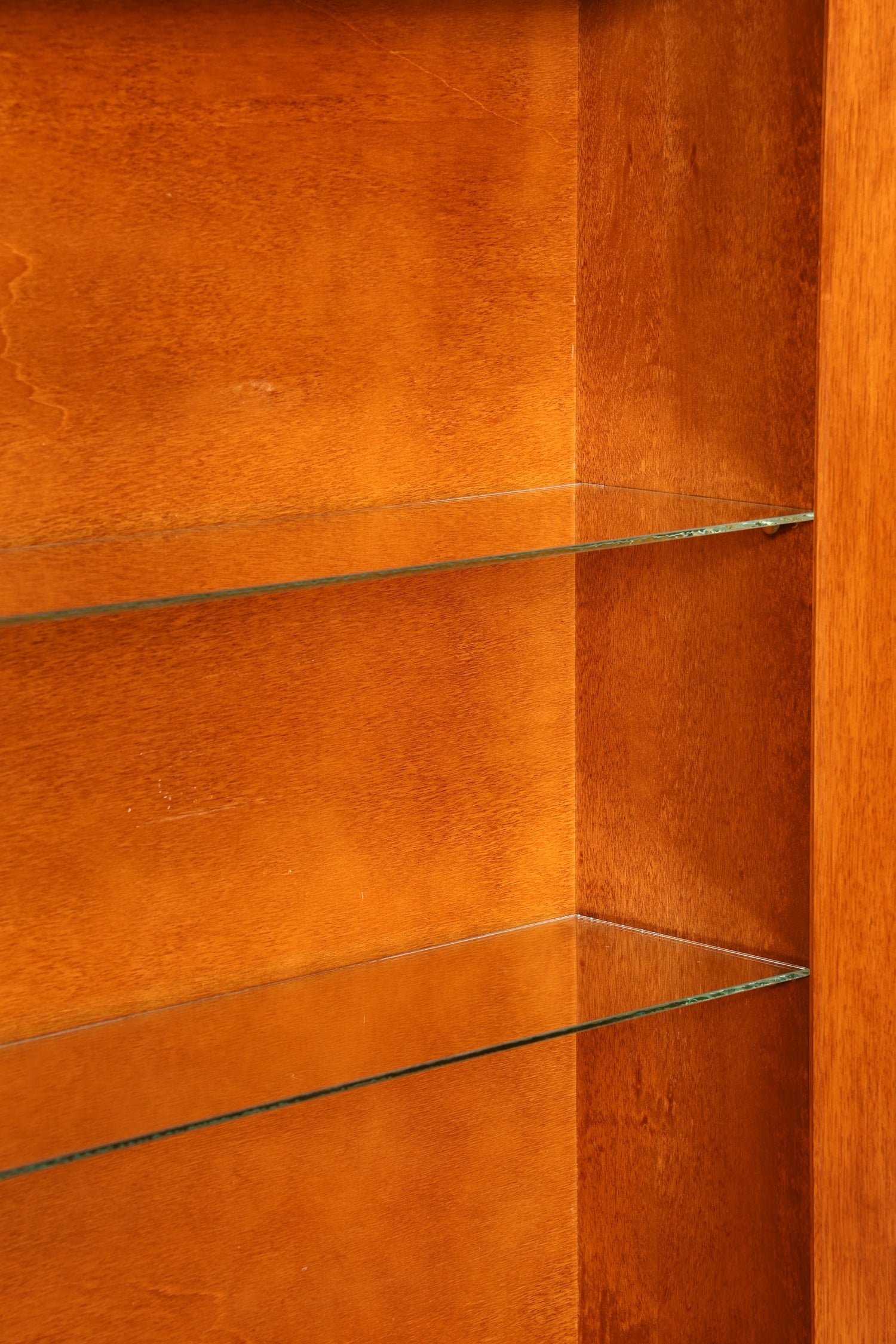 Wunderschöner Original Selva Sekretär Vitrine Antik Stil Bürotisch mit Vitrinenaufsatz echt Holz Office Desk Bürokommode