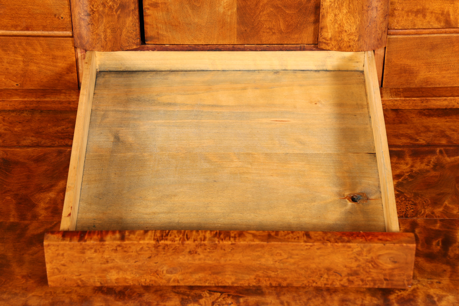 Edler Biedermeier Sekretär Vertiko Antik Kommode Louis Philippe Schreibkommode Schreibtisch