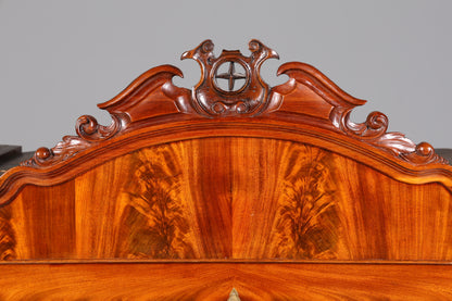 Beeindruckender Louis Philippe Sekretär um 1880 Gründerzeit Antik Schrank Chiffoniere