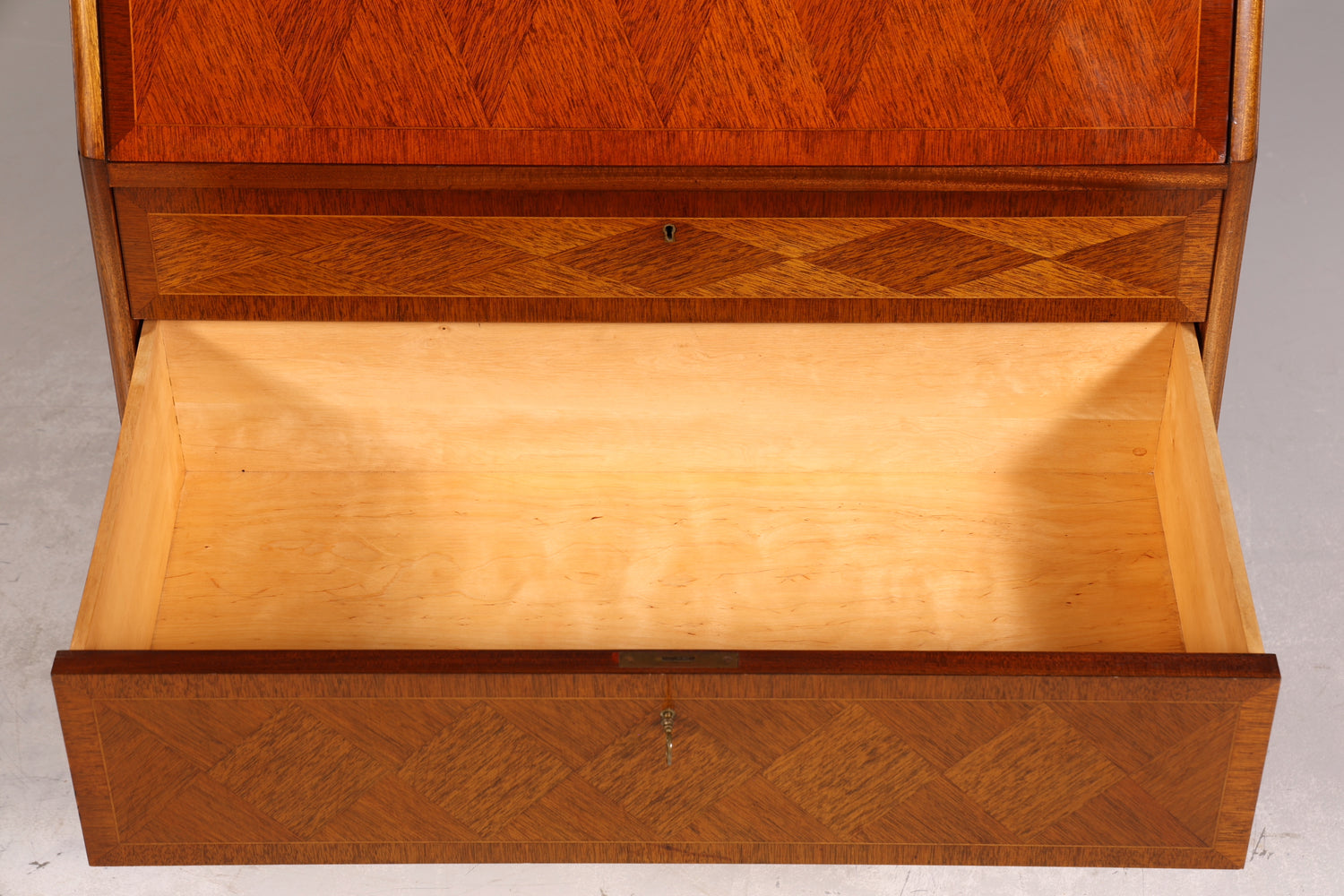 Edler Sekretär Chippendale Stil Antik um 1940 Büro Barock Stil Kommode Schreibkommode