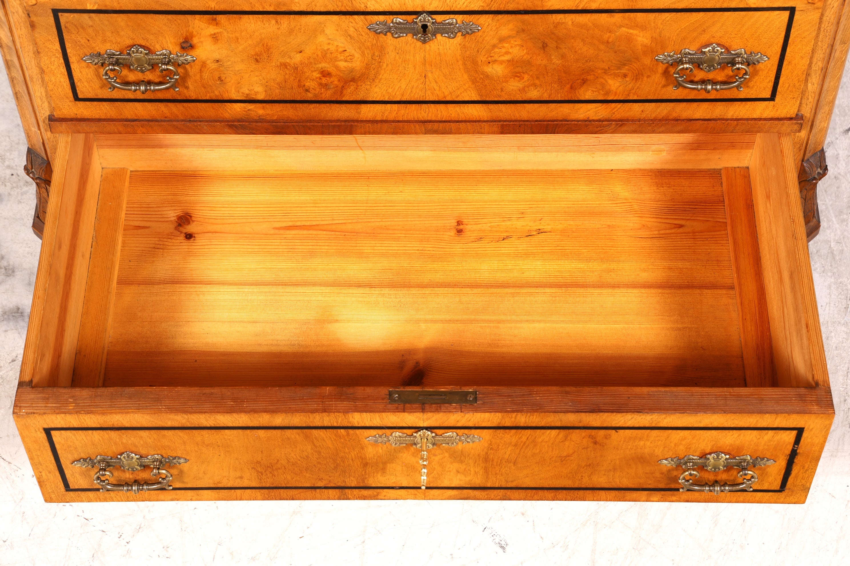 Traumhafter Gründerzeit Sekretär Vertiko Highboard Jugendstil Kommode Schrank um 1890