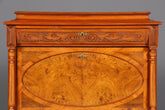 Stilvoller Gründerzeit Sekretär Vertiko Nussbaum Highboard Louis Philippe Kommode Sekretär Schrank um 1880